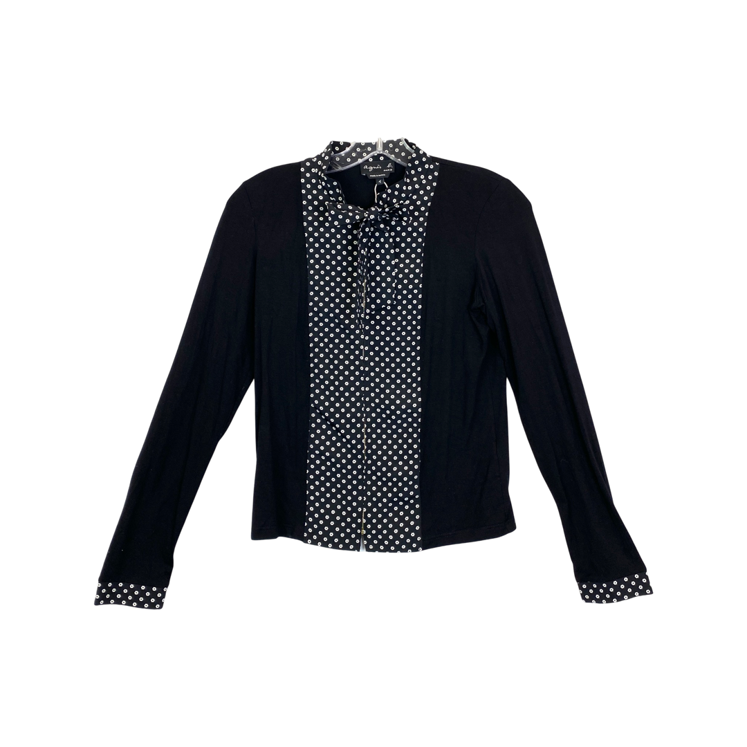 agnès b. Sweater Shirt Combo Top-Thumbnail