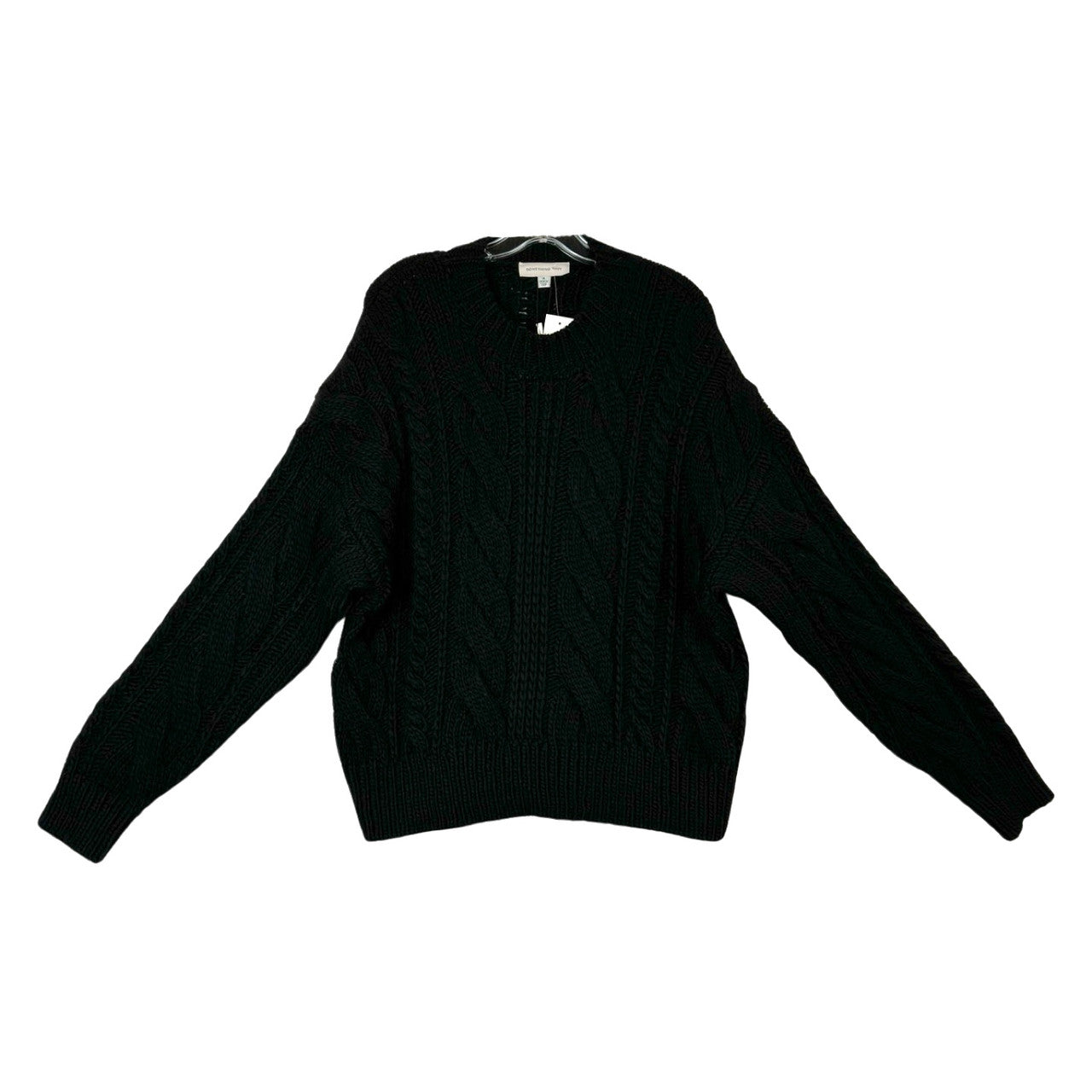 Something Navy Cable Knit Pullover Sweater-Thumbnail