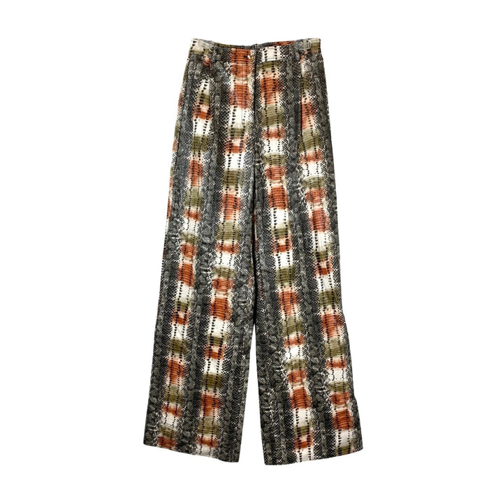 Tanya Taylor Multicolor Snakeskin Print Pants-Thumbnail