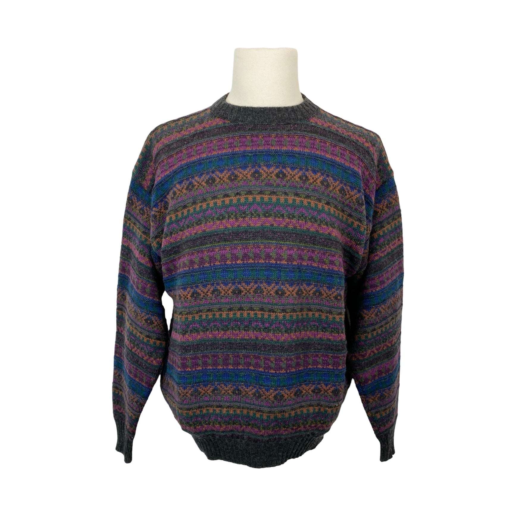 Alps Patterned Knit Sweater