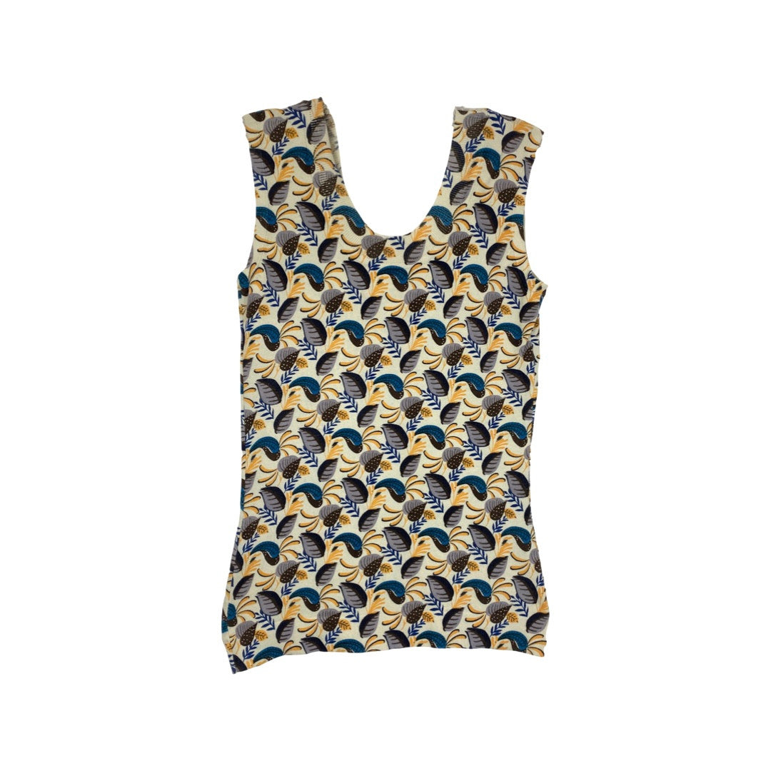 Z Spoke by Zac Posen Floral Leaf Tank Top-Back