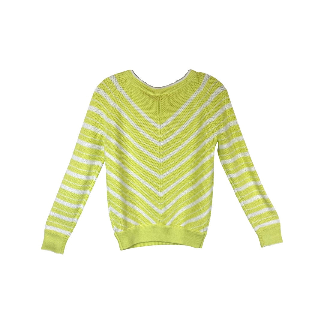 Etcetera Chevron Stripe Sweater-Back