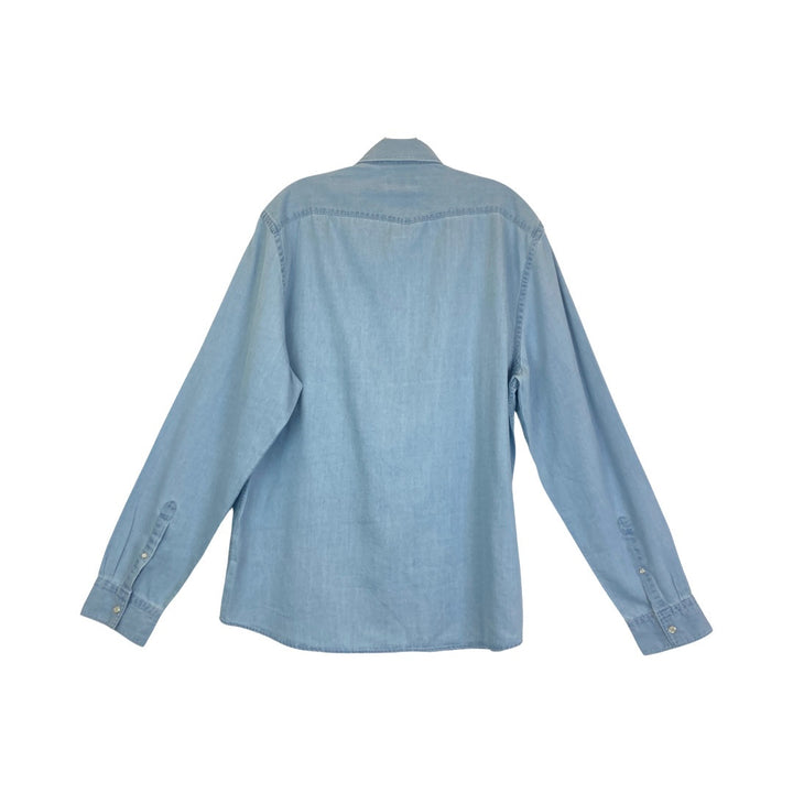 Reiss Chambray Overshirt-Back