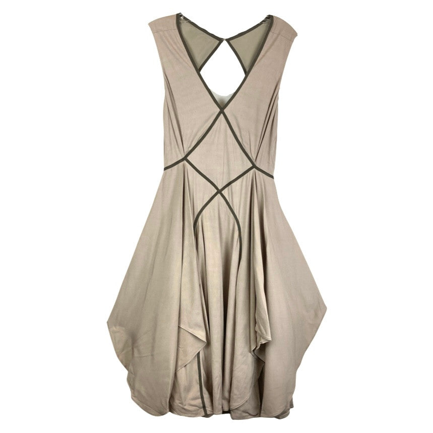 Z Spoke by Zac Posen Contrast Trim Pleat Dress-Thumbnail