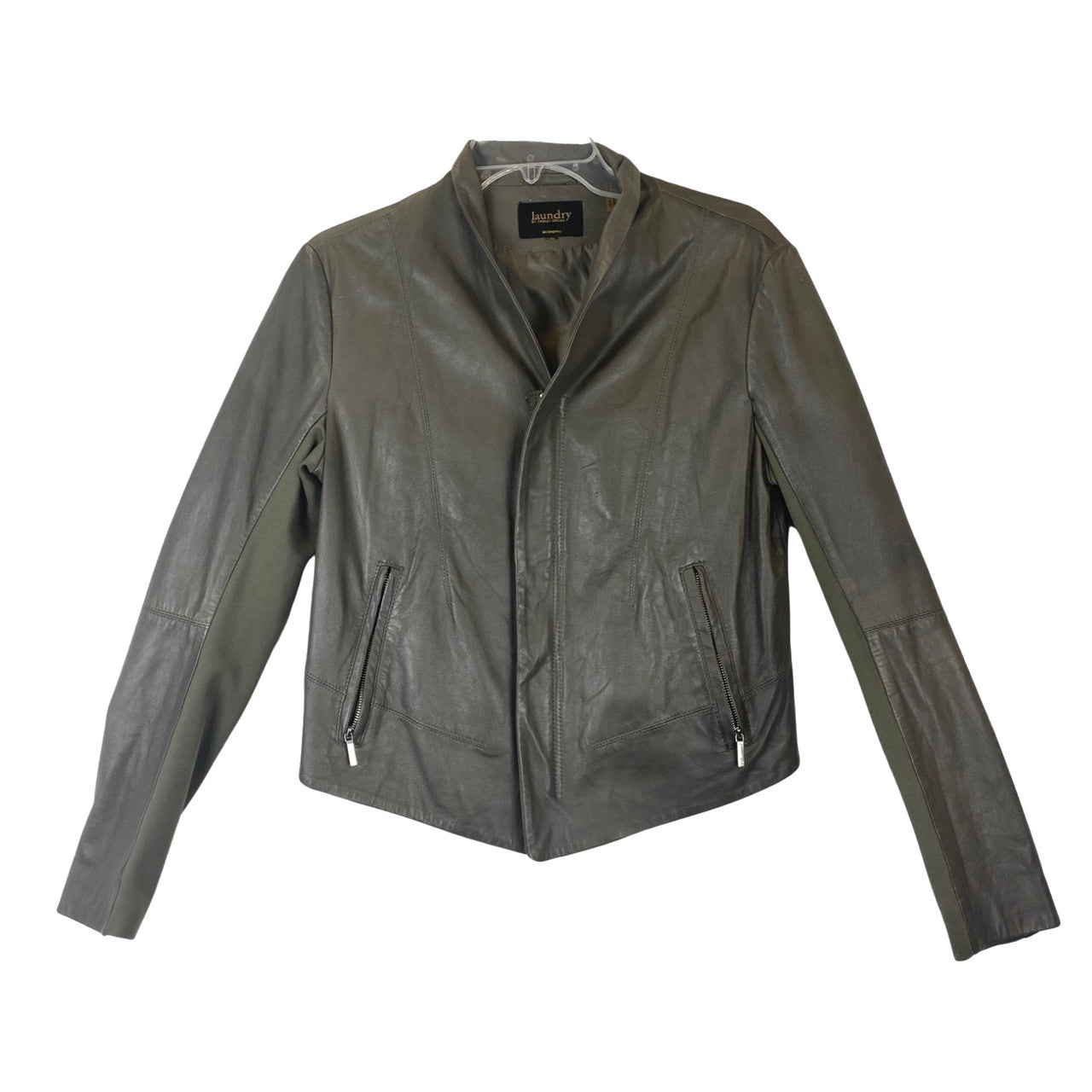 Laundry sold by Shelli Segal Long leather Jacket