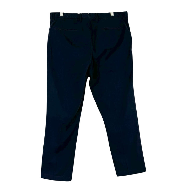 SuitSupply Navy Porto Chino Pant-Blue back