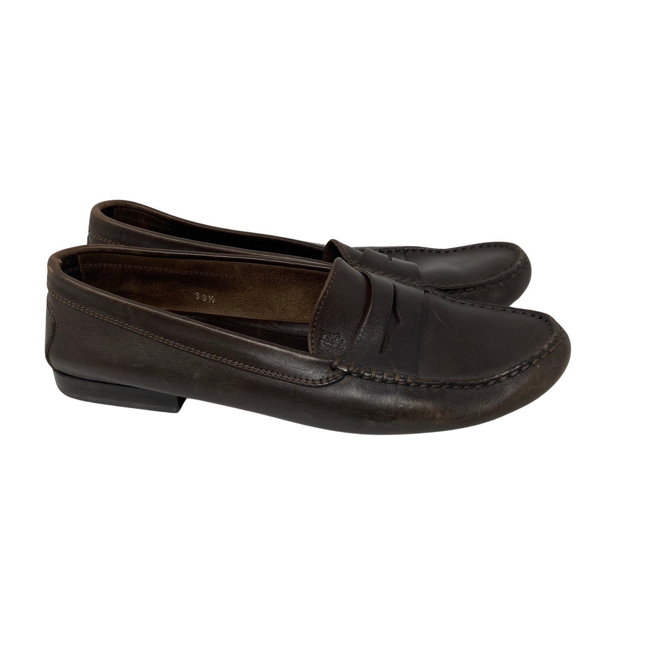 Tod's Brown Leather Loafers-thumbnail