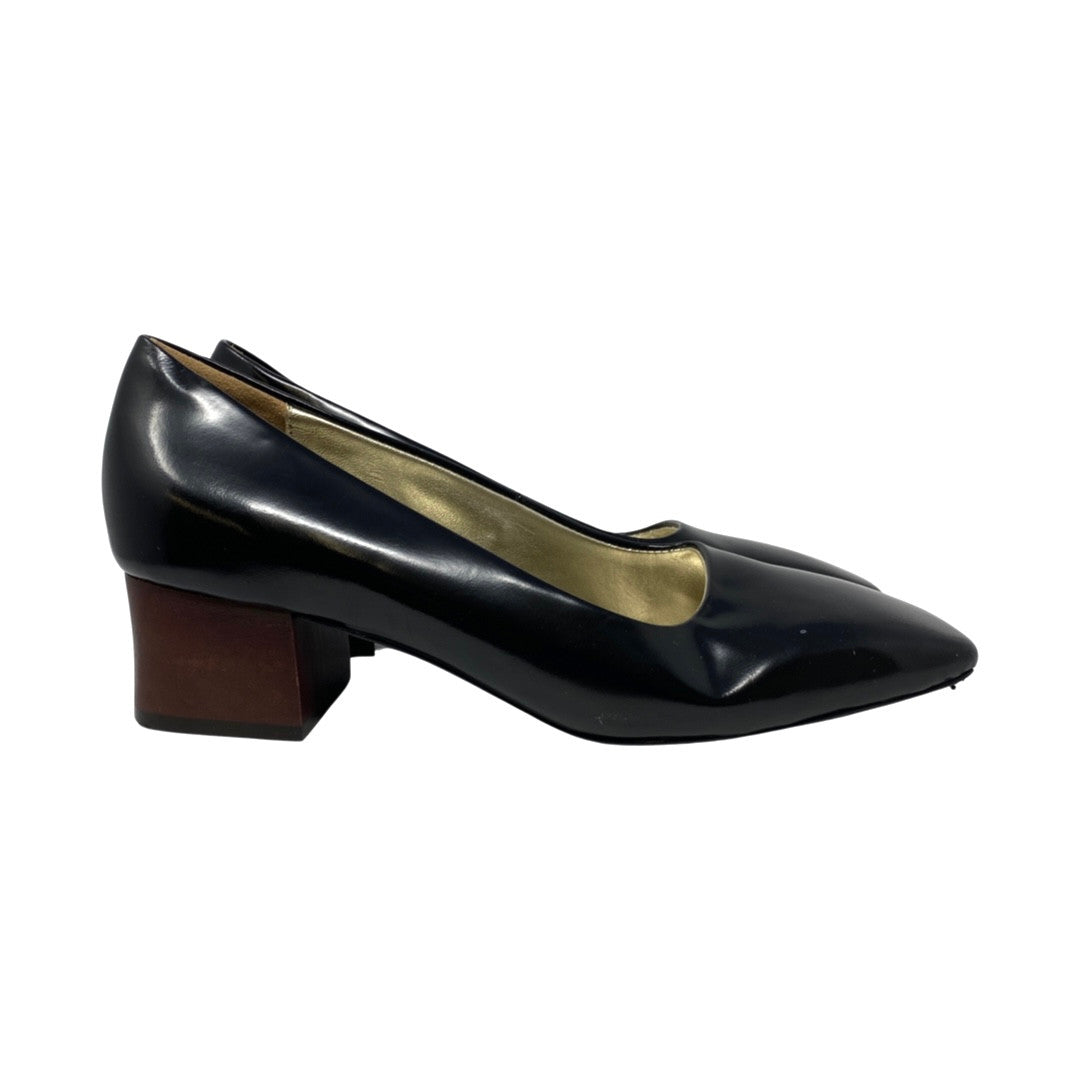 Suzanne Rae Low Heeled Squared Toe Pumps-Thumbnail