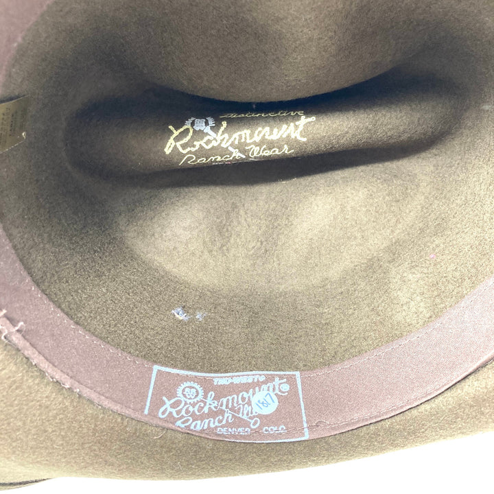 Rockmount Ranch Wear Felt Concho Western Cowboy Hat-Label