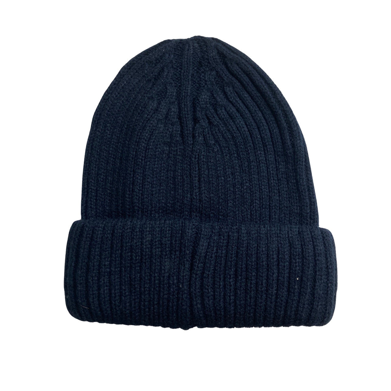 WESC Thick Rib Knit Beanie-blue back