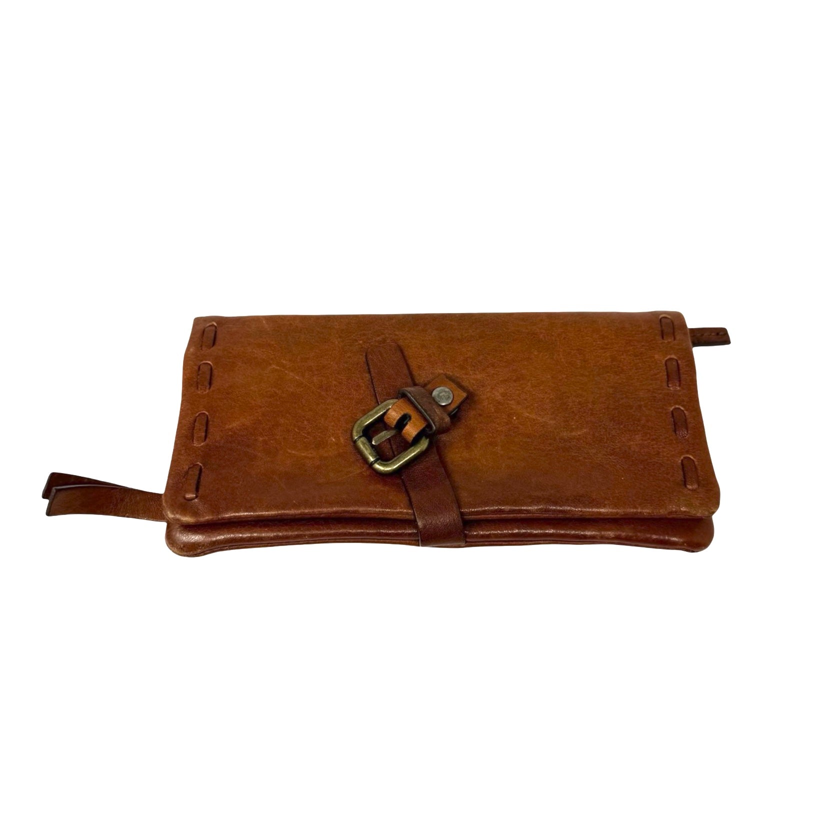 Massimo Dutti Buckle Cow Leather Wallet