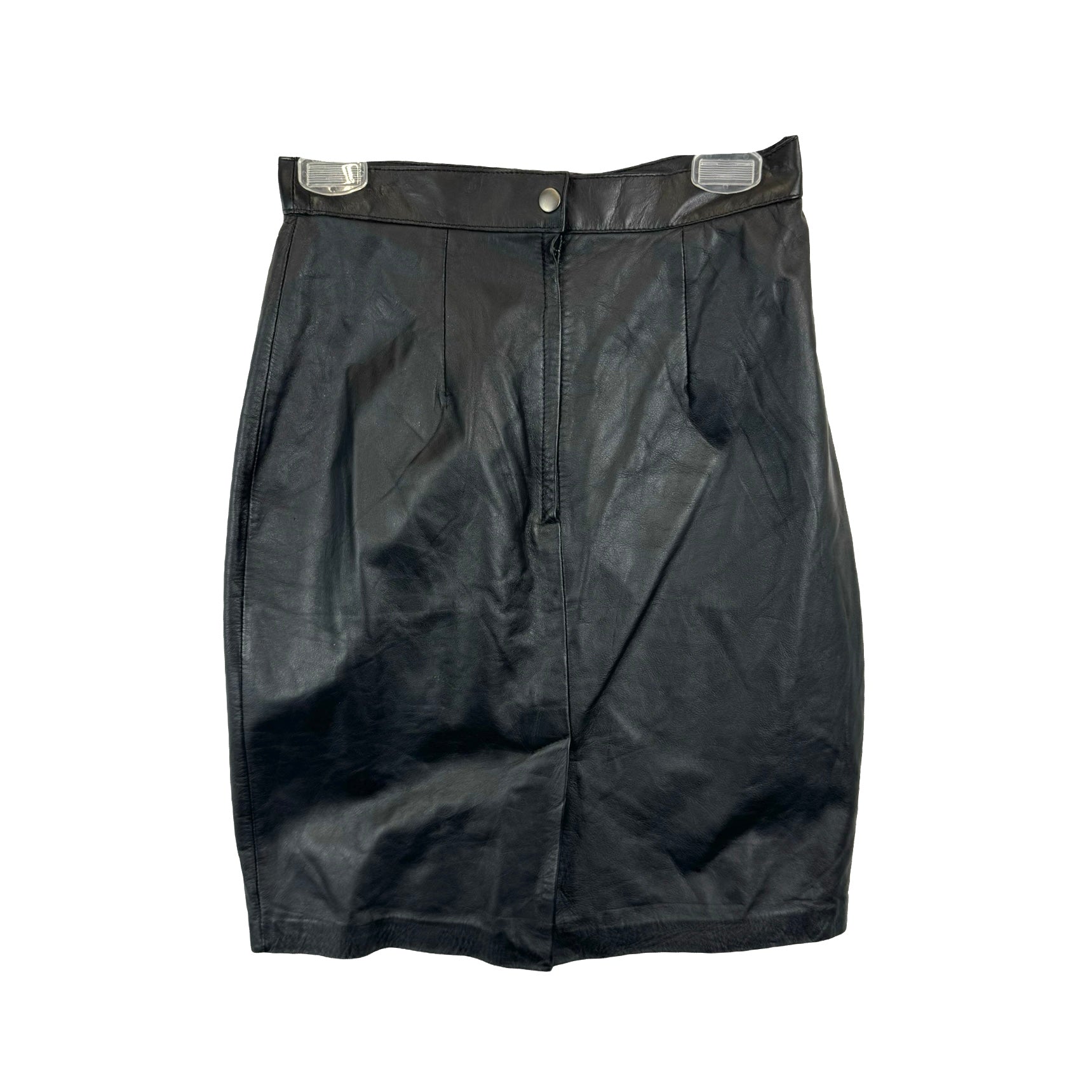 Vintage Karin Morgan Leather Pencil Skirt