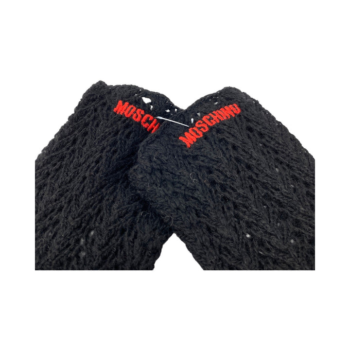 Moschino Knit Heart Fingertip Gloves-Detail