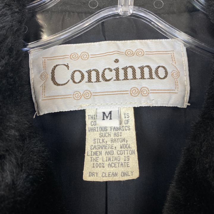Vintage Concinno Patchwork Faux Fur Vest-Label
