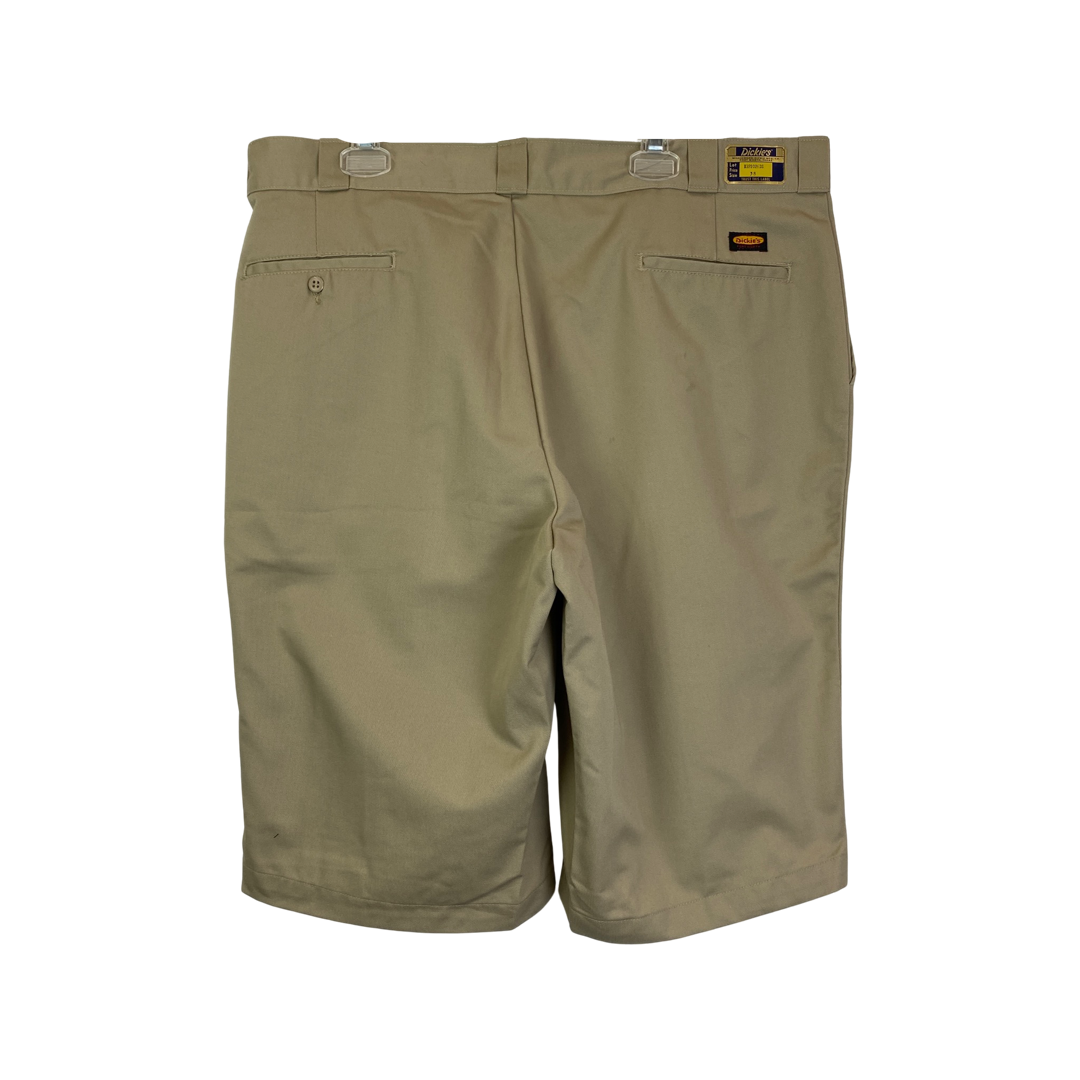 Dickies x Palmer Trading Company Pleated Front Twill Shorts-Beige Back