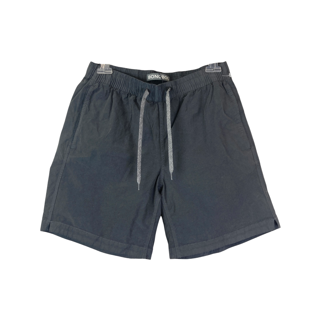 Bonobos Elasticized Drawstring Shorts-Charcoal front